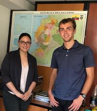 Addison with Stephanie Avalos, Ecuador’s Undersecretary of Climate Change